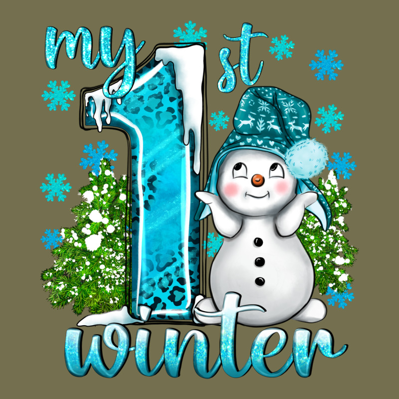 My 1 St Winter With Cute Snowman Vintage Hoodie by BundleAndBundleShop | Teevron