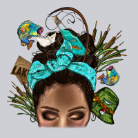 Lake Camping Afro Messy Bun Bbs Classic Tee | Teevron