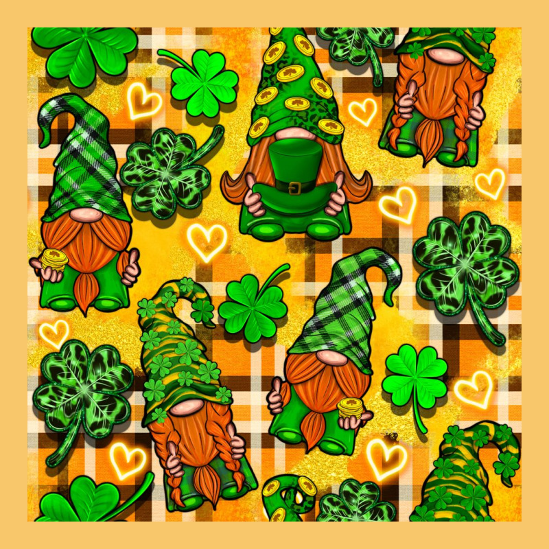 St. Patricks Gnomies Seamless Pattern Vintage Hoodie by BundleAndBundleShop | Teevron