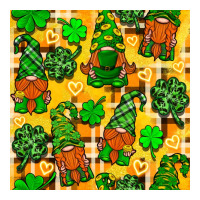 St. Patricks gnomies seamless pattern | Teevron