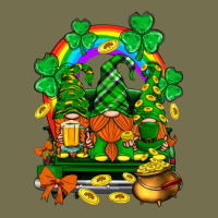 St. Patricks Gnomes Truck With Rainbow Vintage Hoodie | Teevron