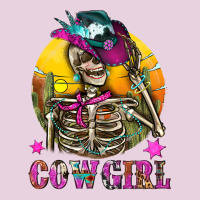 Cowgirl Skeleton With Landscape Classic Tee | Teevron