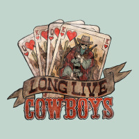 Long Live Cowboys Cards Zipper Hoodie | Teevron