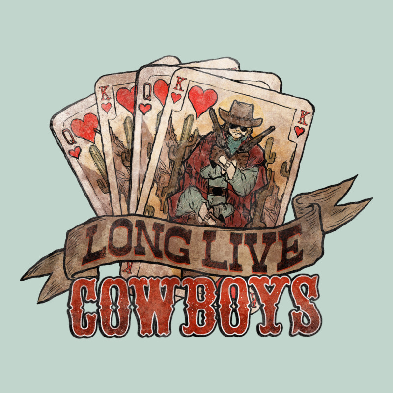 Long Live Cowboys Cards Zipper Hoodie by HowdyJamesFarm | Teevron