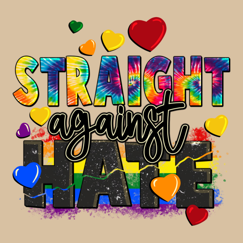 Straight Against Hate Heavyweight Hoodie by FaDigitalArtStudio | Teevron