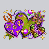 Mardi Gras Hearts Heavyweight Sweatshirt | Teevron