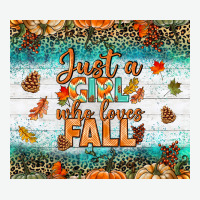 Just A Girl Who Loves Fall Tumbler Urban Heavy Tee | Teevron