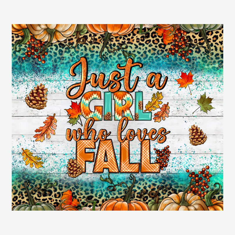 Just A Girl Who Loves Fall Tumbler Urban Heavy Tee by BundleAndBundleShop | Teevron