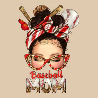 Baseball Mom Messy Bun Heavyweight Sweatshirt | Teevron