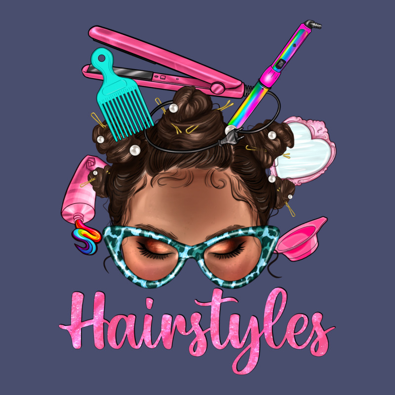 Afro Bantu Knots Hairstyles Messy Bun With Clasp Bbs Vintage Tee by BundleAndBundleShop | Teevron