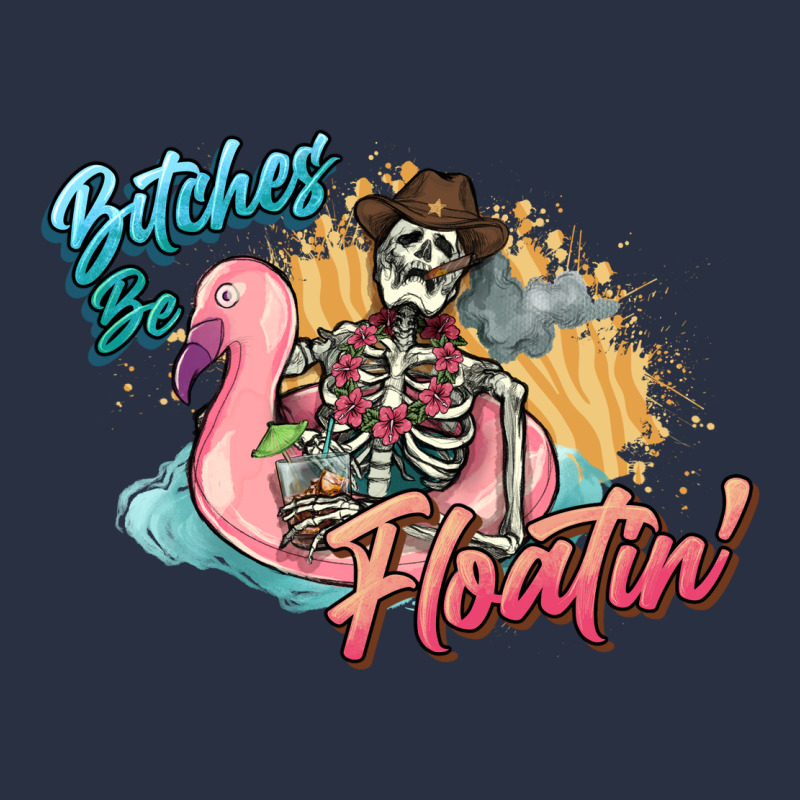 Bitches Be Floatin' Skeleton Summer Heavyweight Sweatshirt by NancyCooperArtShop | Teevron