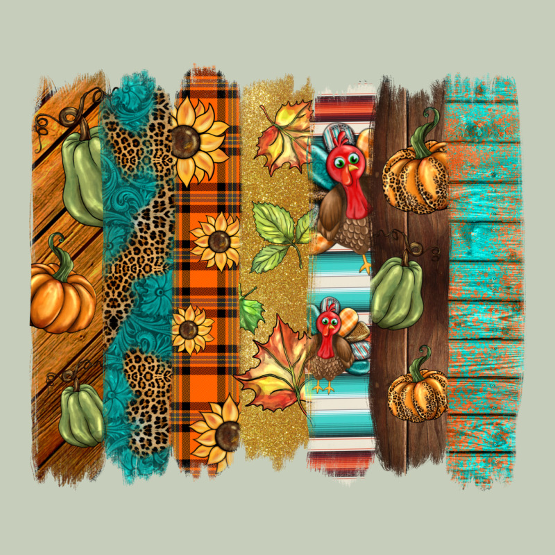 Thanksgiving Brushstroke Ladies Tee by BarkalooDesign | Teevron