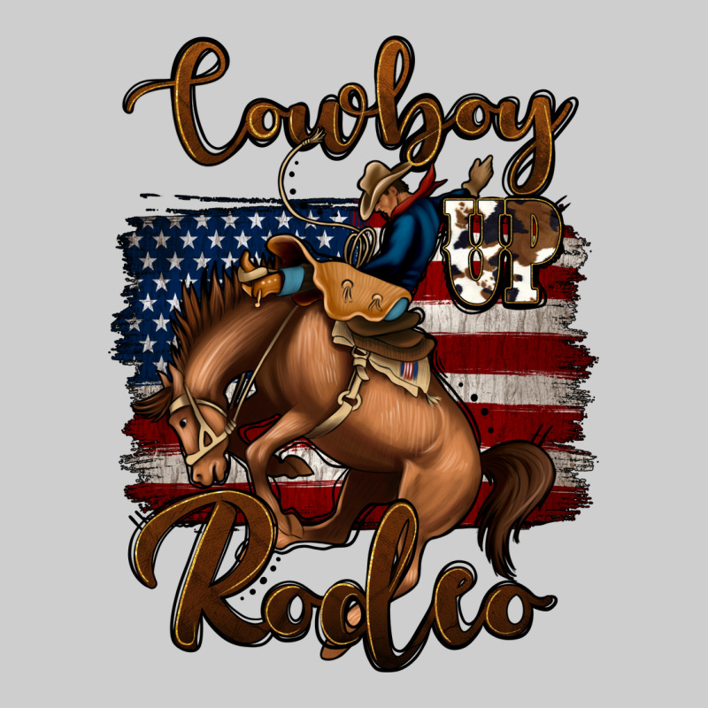 Cowboy Up Rodeo Bucking Bronco Premium Tee by Jasminsmagicworld | Teevron