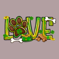 St. Patrick's Day Love Dog Paw Vintage Hoodie | Teevron