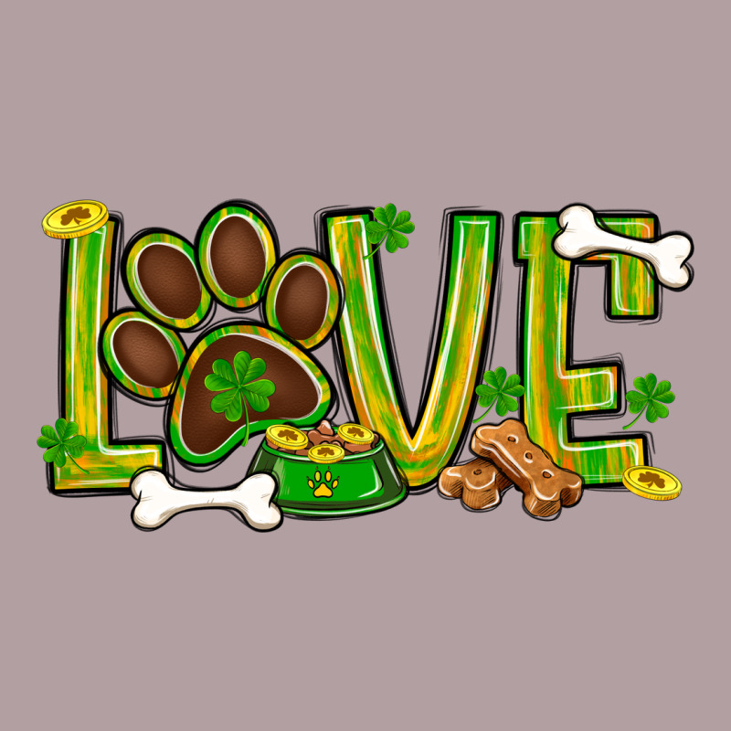 St. Patrick's Day Love Dog Paw Vintage Hoodie by BundleAndBundleShop | Teevron
