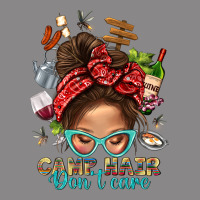 Camp Hair Dont Care Messy Bun Bbs Vintage Tee | Teevron