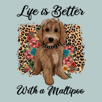 Life Is Better With A Maltipoo Heavy Core Tee | Teevron