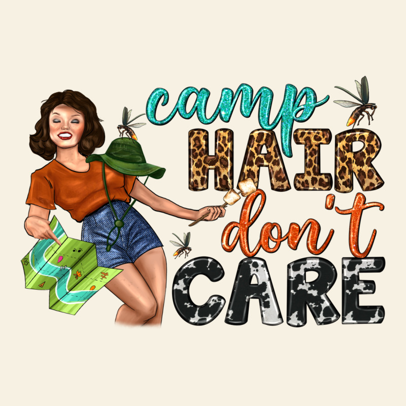 Camp Hair Don't Care Vintage Tee by BundleAndBundleShop | Teevron