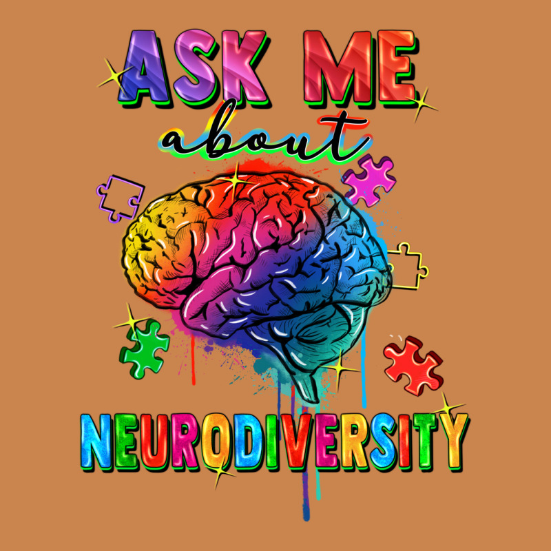 Ask Me About Neurodiversity Heavyweight Hoodie by FaDigitalArtStudio | Teevron