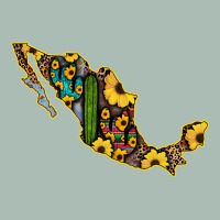 Guerrero Mexico Serape Cactus Sunflower Map Classic Tee | Teevron