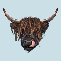 Black Highland Cow Ladies Tee | Teevron