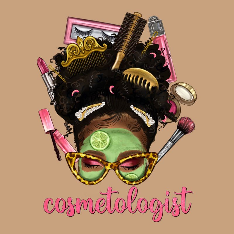 Afro Messy Bun Cosmetologist Vintage Tee by BundleAndBundleShop | Teevron