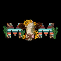 Sunflower Hereford Cattle And Cactus  Mom Ladies Tee | Teevron