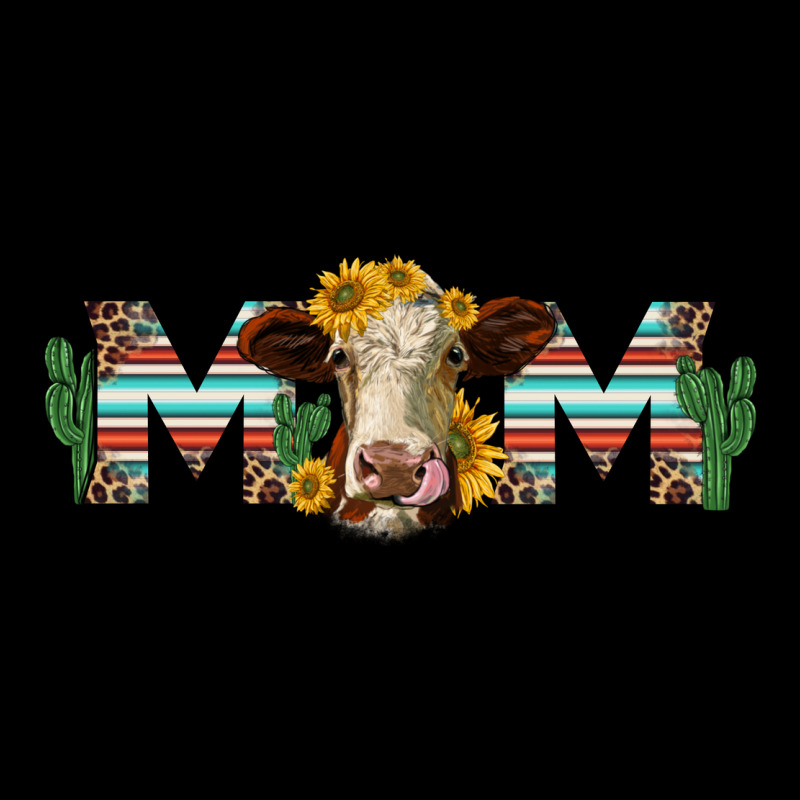 Sunflower Hereford Cattle And Cactus  Mom Ladies Tee by Jasminsmagicworld | Teevron