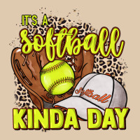 It's A Softball Kinda Day Leopard Heavyweight Sweatshirt | Teevron