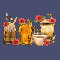Honey And Bee With Flower Coffee Cup Vintage Tee | Teevron