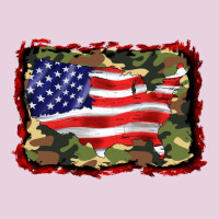 Distressed American Flag Ladies Tee | Teevron