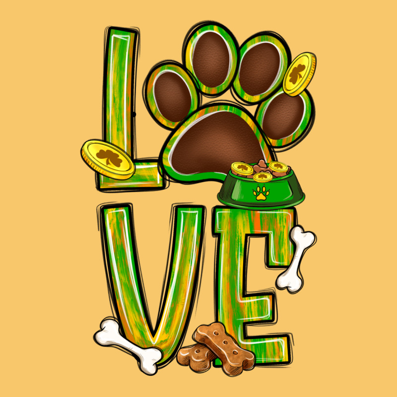 Tie Dye St. Patrick's Day Love Dog Paw Vintage Hoodie by BundleAndBundleShop | Teevron
