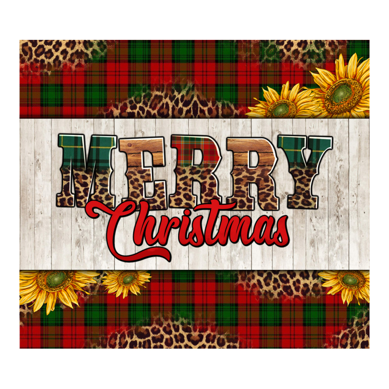 Merry Christmas Sunflowers Ladies Tee by Jasminsmagicworld | Teevron