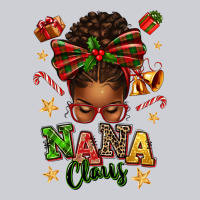Nana Claus Afro Messy Bun Heavyweight Sweatshirt | Teevron