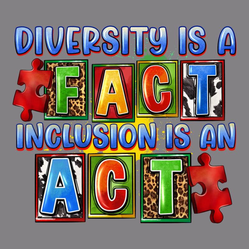 Diversity Is A Fact Inclusion Is An Act Heavyweight Hoodie by FaDigitalArtStudio | Teevron