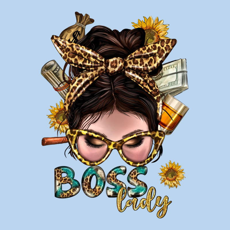 Western Messy Bun Boss Lady With Money Classic Tee by BundleAndBundleShop | Teevron