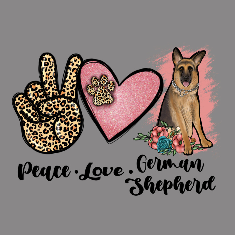 Peace Love German Shepherd Vintage Tee by JahusDesignShop | Teevron