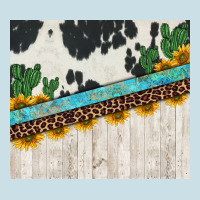 Cowhide Sunflowers Cactus Ladies Tee | Teevron