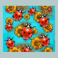 Western Sunflowers Ladybug Heavy Core Tee | Teevron