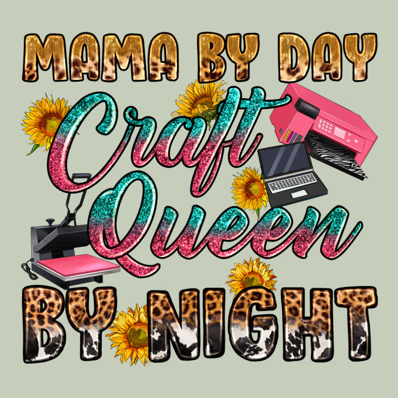 Mama By Day Craft Queen By Night Long Sleeve Tee by RanaPortraitStore | Teevron