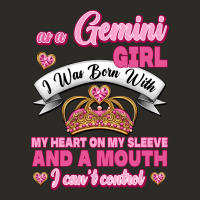 As A Gemini Girl I Was Born With My Heart On My Sleeve And A Mouth Heavy Core Tee | Teevron