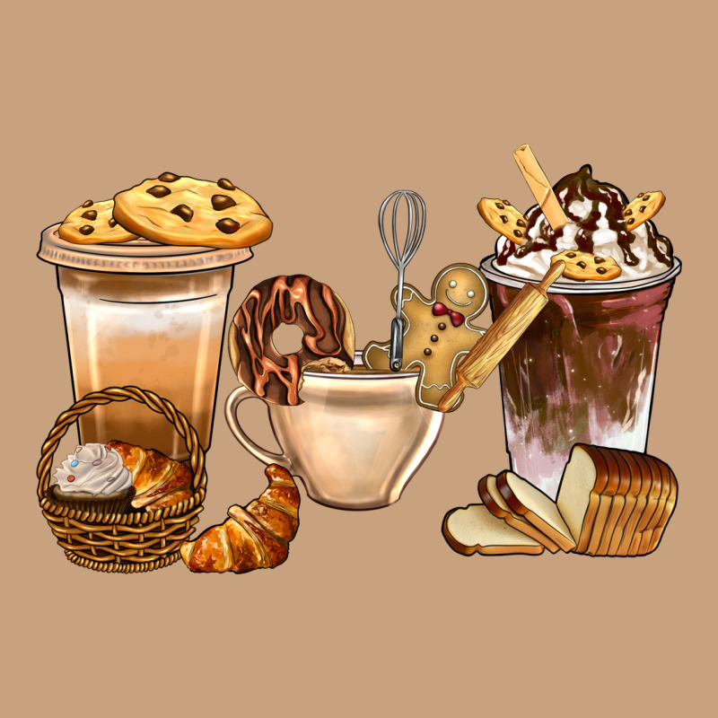 Bakery Coffee Cups With Cookie Bbs Vintage Tee by BundleAndBundleShop | Teevron