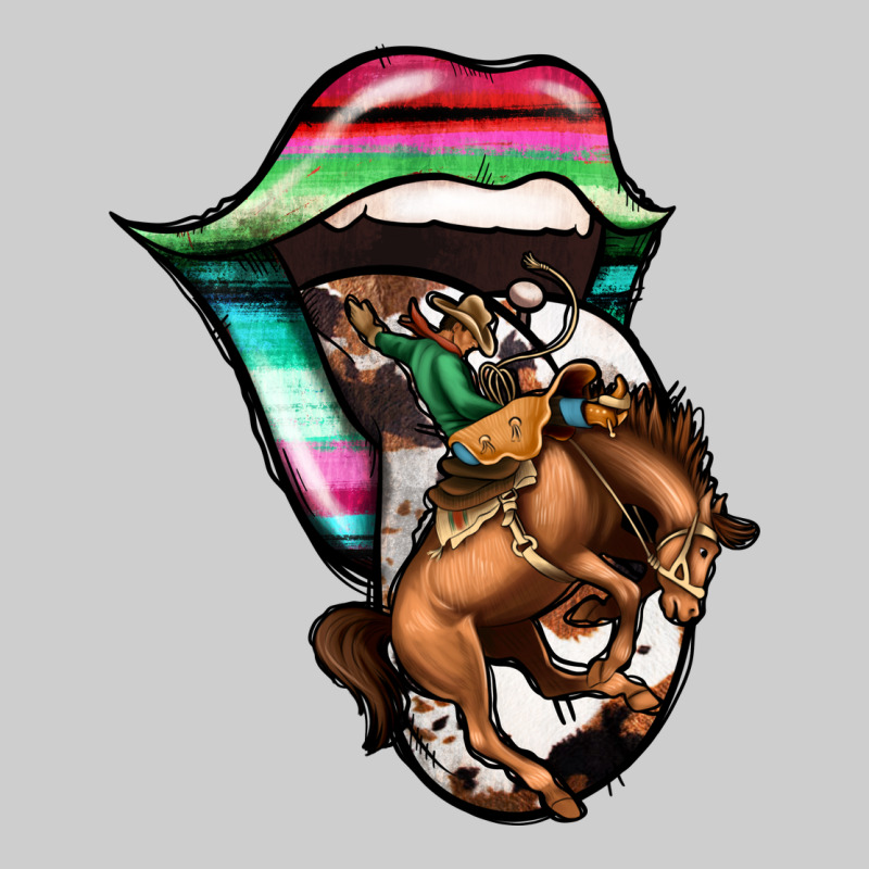 Serape Cowboy Tongue Premium Tee by Jasminsmagicworld | Teevron