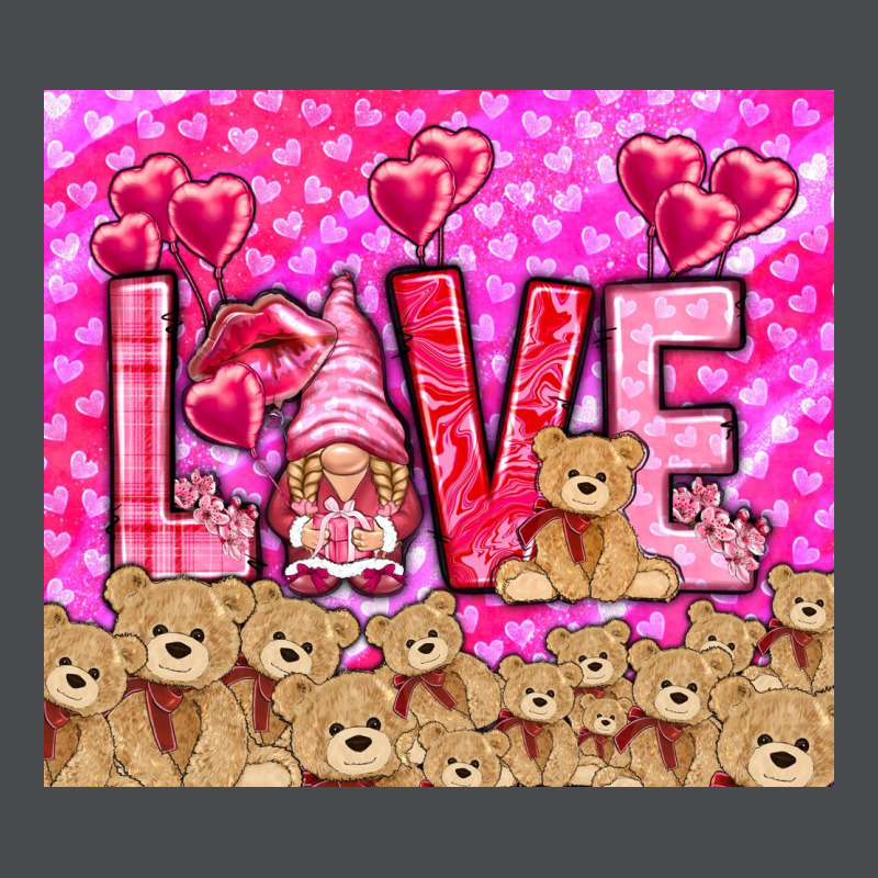Love Gnome With Bear Tumbler Valentine's Day Zipper Hoodie by HowdyJamesFarm | Teevron
