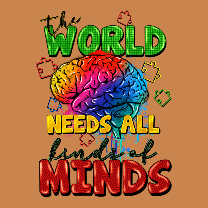 The World Needs All Kinds Of Minds Heavyweight Hoodie by FaDigitalArtStudio | Teevron