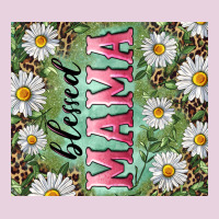 Blessed Mama With Daisy And Leopard Ladies Tee | Teevron