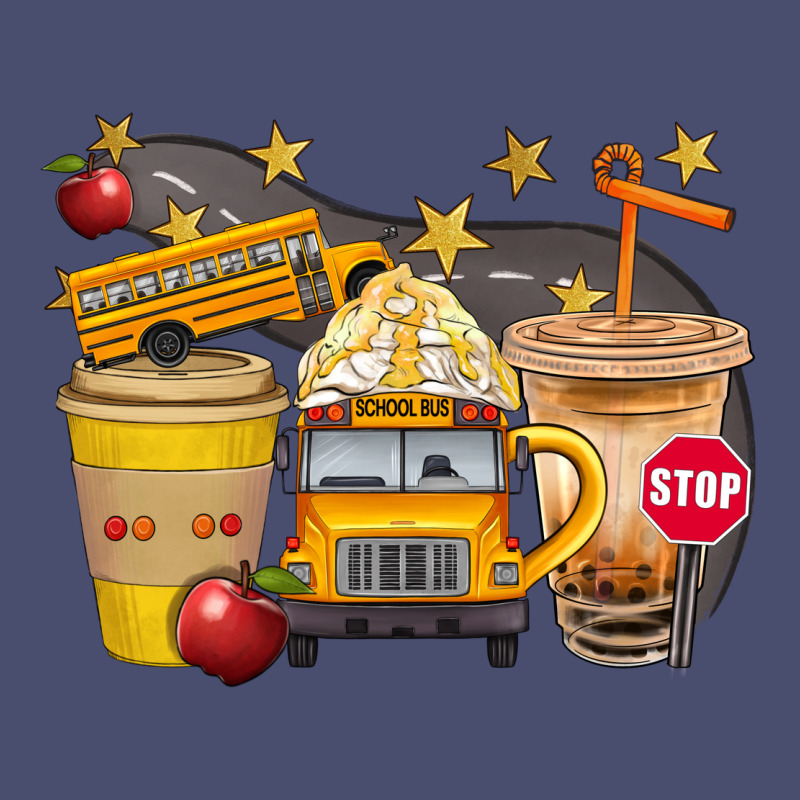 School Bus Coffee And Star Bbs Vintage Tee by BundleAndBundleShop | Teevron