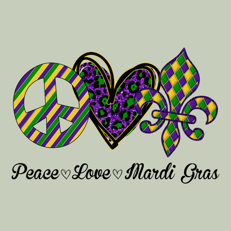 Mardi Gras Love Peace Long Sleeve Tee by Bettercallsaul | Teevron