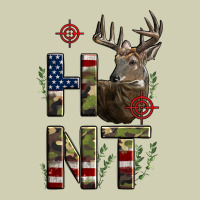 Deer Hunting Usa Flag Heavy Core Tee | Teevron