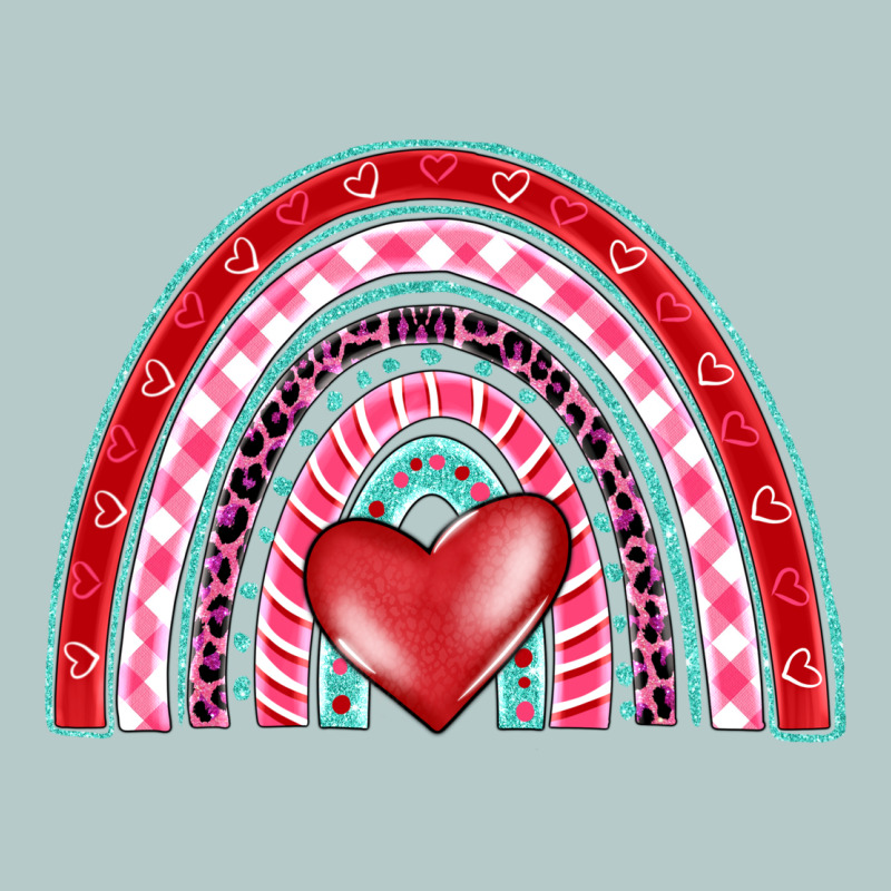 Valentine's Day Rainbow Heavy Core Tee by BarkalooDesign | Teevron